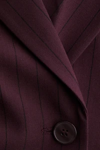 Gilet à la taille sans manches en lin mélangé