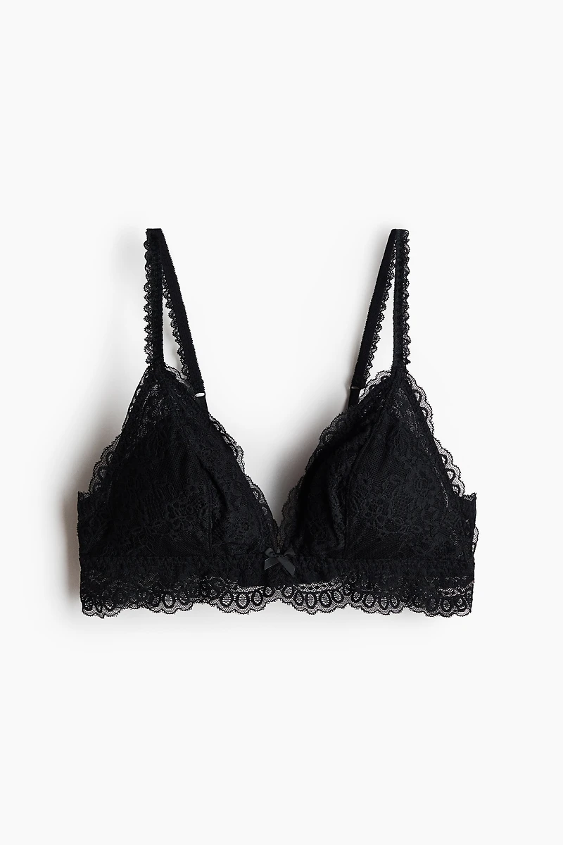 Padded Soft-Cup Lace Bra