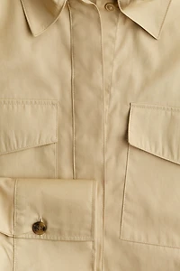 Chemise cargo en sergé