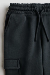 Brushed-Inside Cargo Joggers