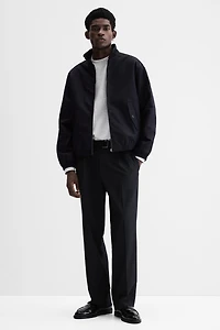 Loose-Fit Chimney-Collar Jacket