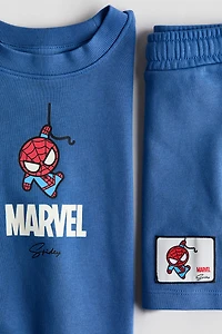 Ensemble 2 pièces en molleton imprimé