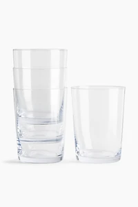 4-Pack Beverage Glasses