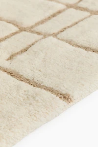 Large Wool-Blend Rug