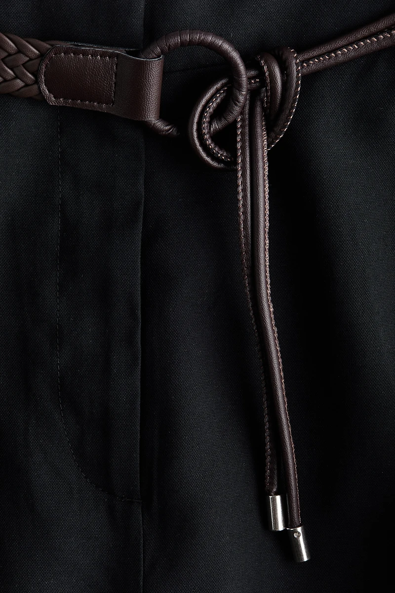 Pantalon tonneau avec ceinture