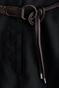 Pantalon tonneau avec ceinture