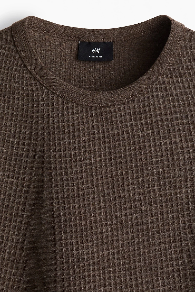 Regular Fit Waffled T-shirt