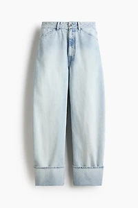 Barrel Leg Regular Waist Jeans