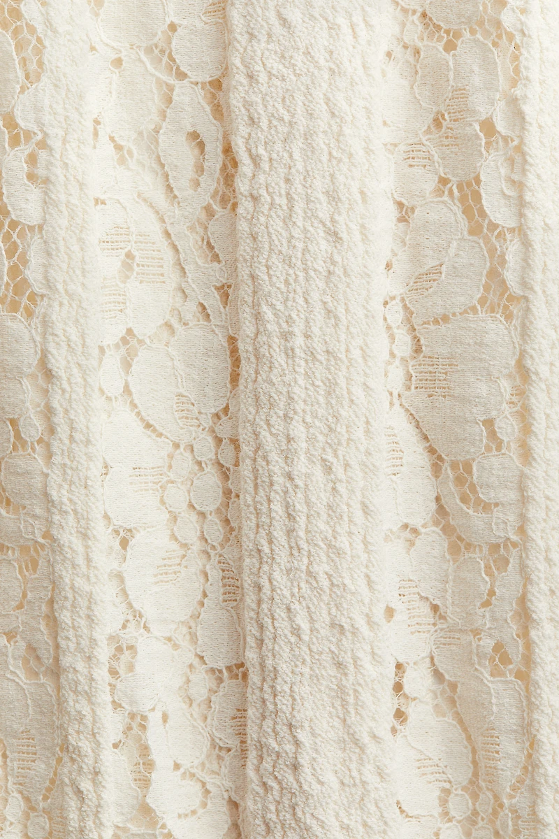 Robe maxi avec dentelle