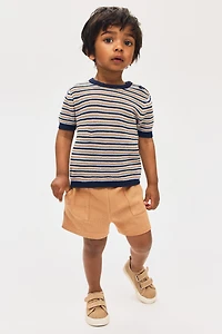 Textured Jersey Shorts