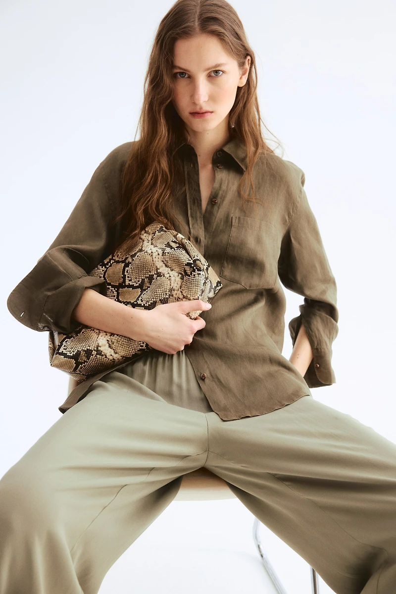 Crop Pull-on Pants