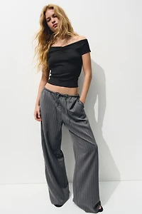 Twill Drawstring Pants