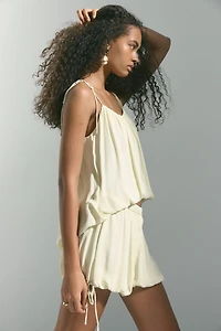 Short ballon avec cordons de serrage