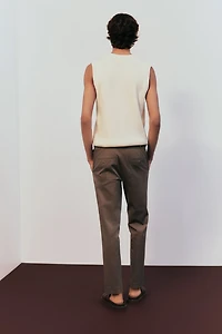 Slim-Fit Crop Pants