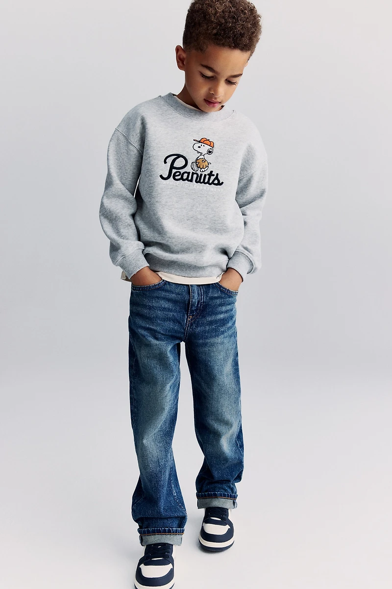 Oversized Printed Sweatshirt