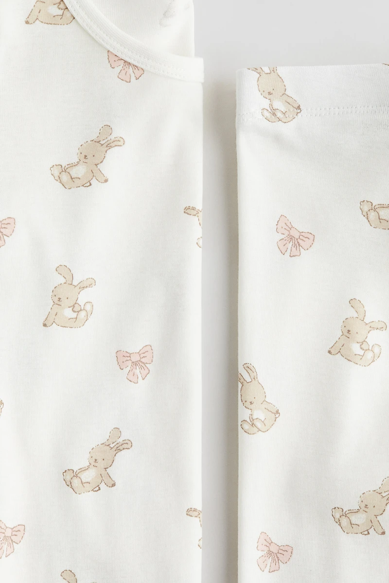 Pyjama confortable en coton imprimé