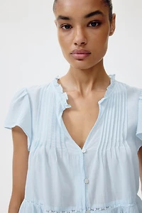 Puff-Sleeved Blouse