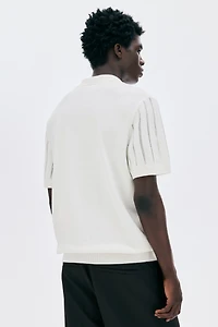 Polo texturé classique