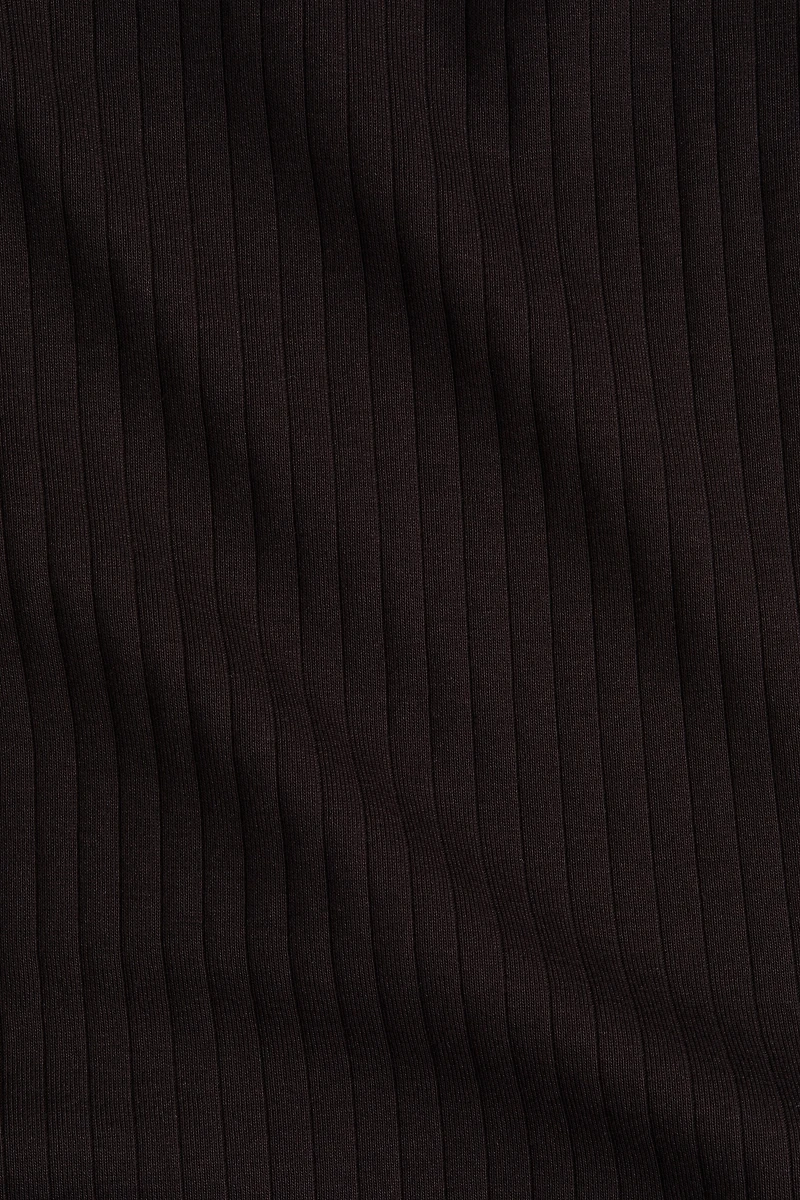 Ribbed Scoop-Back Dress