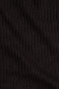 Ribbed Scoop-Back Dress