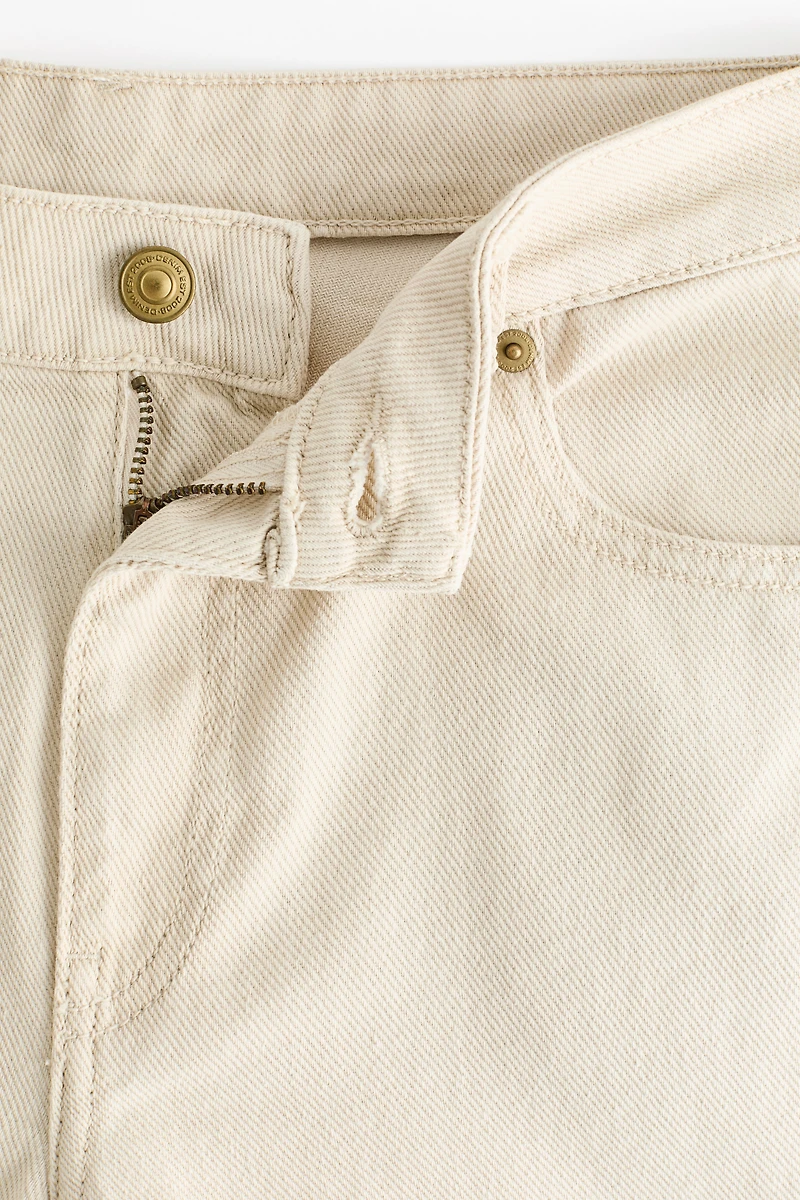 Pantalon droit en sergé