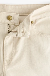 Pantalon droit en sergé