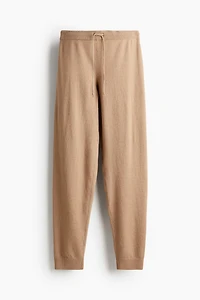 Pantalon de jogging en fin tricot