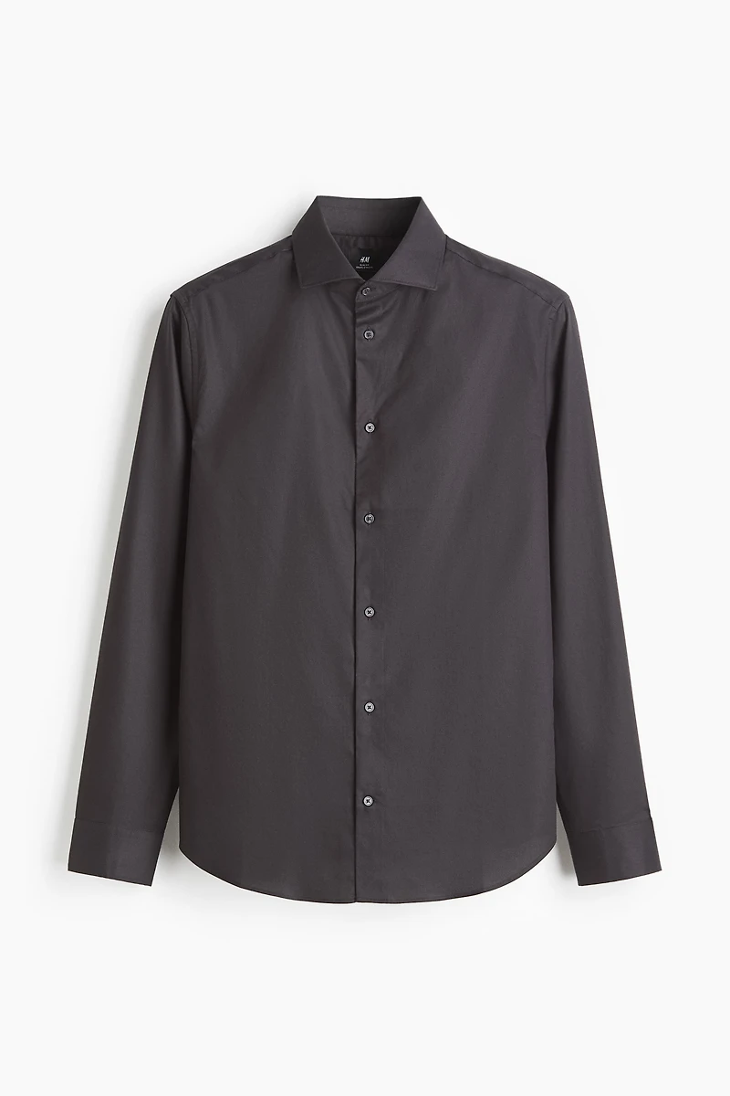 Slim-Fit Cotton Shirt