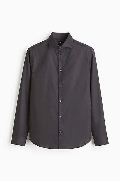 Slim-Fit Cotton Shirt