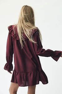 Ruffle-Trimmed Dress