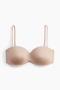 Padded Microfiber Bandeau Bra