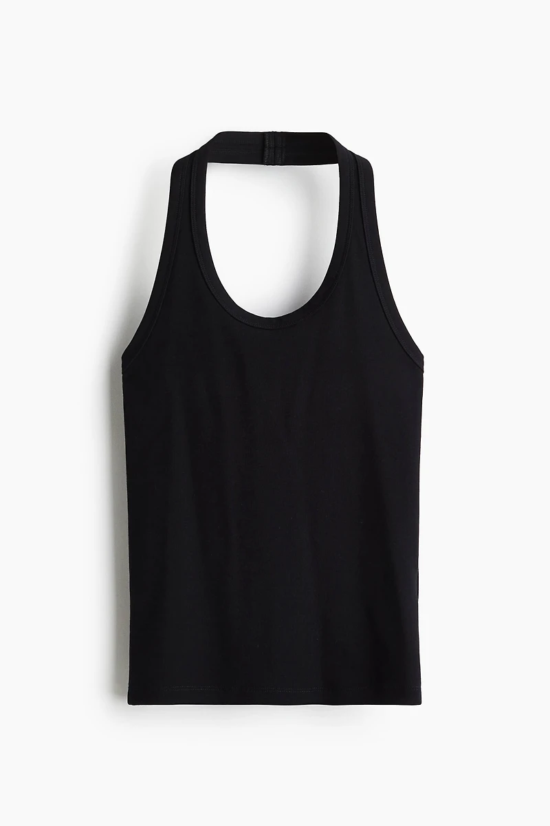 Pima Cotton Halterneck Top