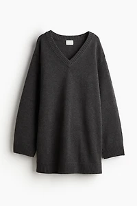 Knit V-Neck Dress