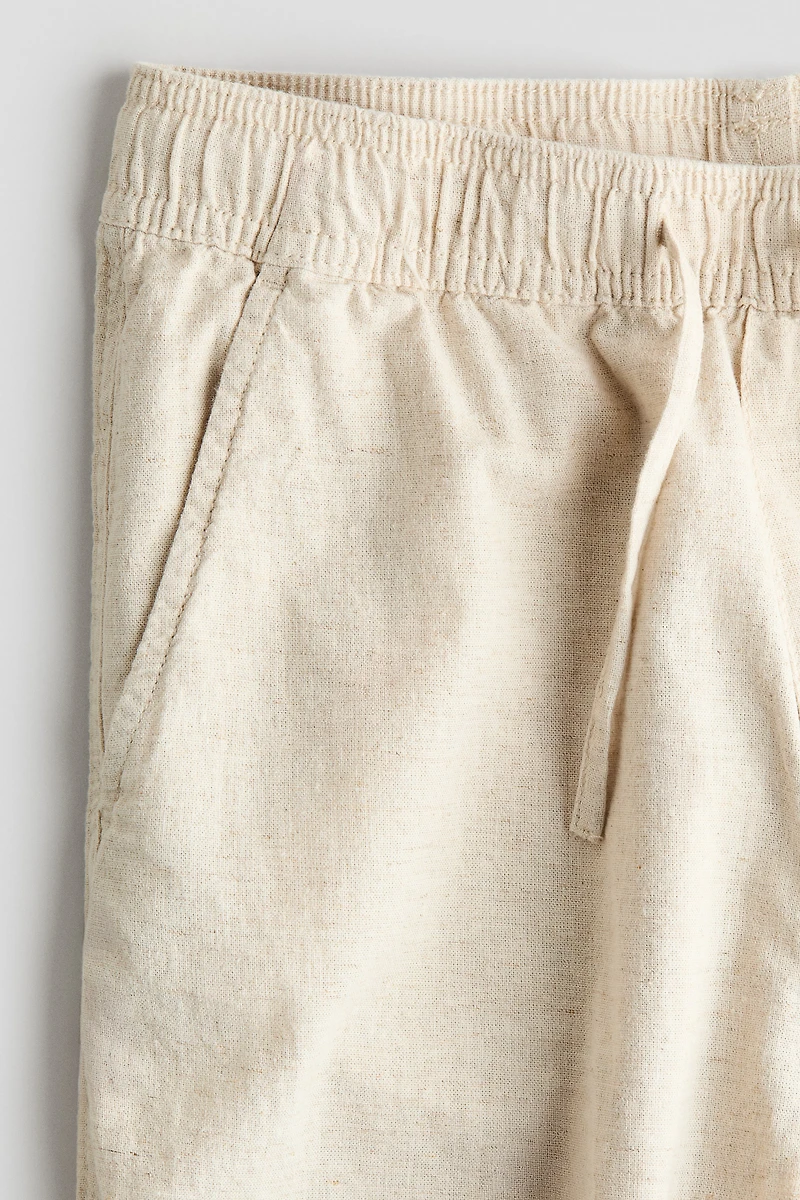 Pantalon en lin mélangé