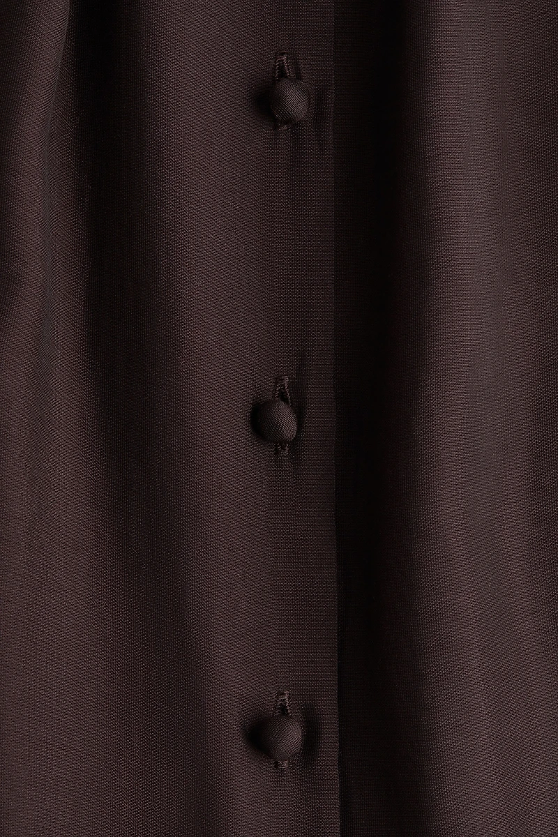 Button-Front Tunic Dress