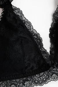 Padded Soft-Cup Lace Bra