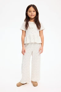 2-Piece Textured Jersey Set