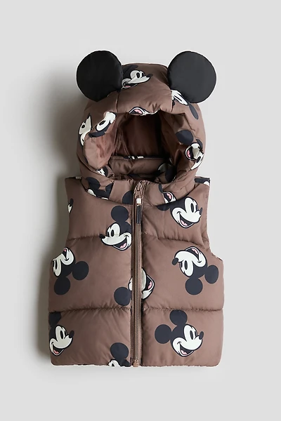 Printed Puffer Vest