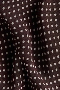 MAMA Scarf-Detail Chiffon Dress
