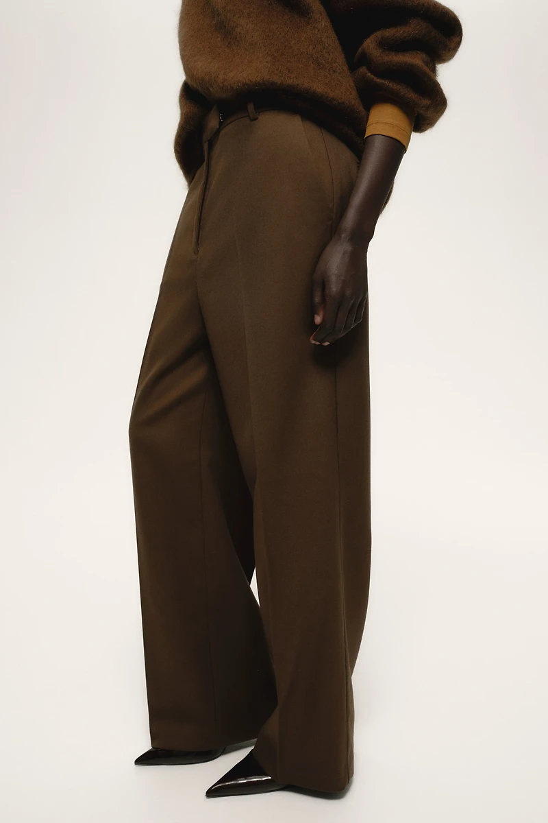 High-Waist Dress Pants