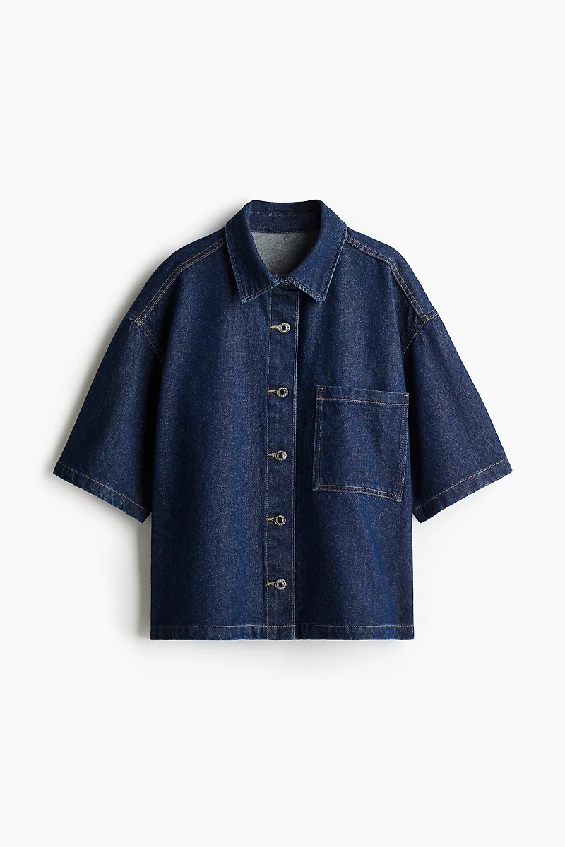 Oversized Denim Shirt