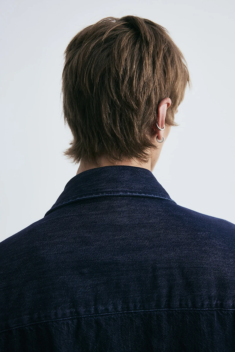 Chemise Coupe Flottante en denim