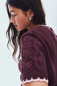 Cable-Knit Cardigan