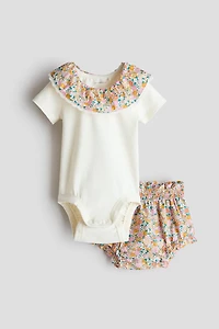 Ensemble 2 pièces cache-couche/culotte bouffante