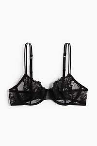 Underwire Embroidered Bra