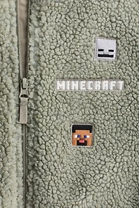 Veste en polar avec appliqués