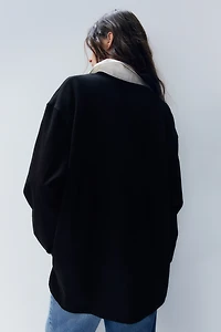 Polo avec détail brodé
