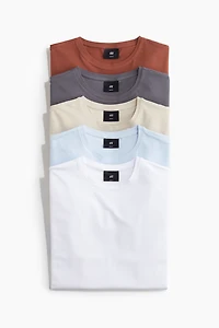 5-pack Slim Fit T-shirts