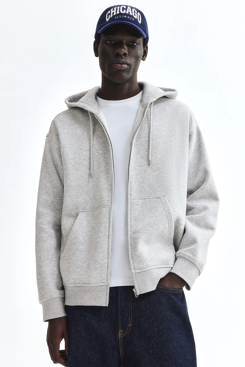 Loose-Fit Hooded Jacket