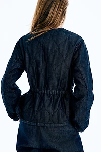 Quilted Denim Jacket